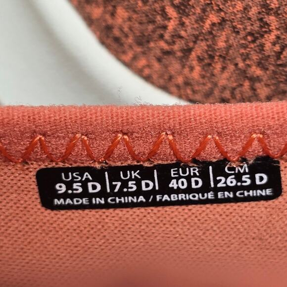 Spenco Heathered Orange Daily Stretch Jersey Women's Slip On Shoes 9.5 - Picture 8 of 8